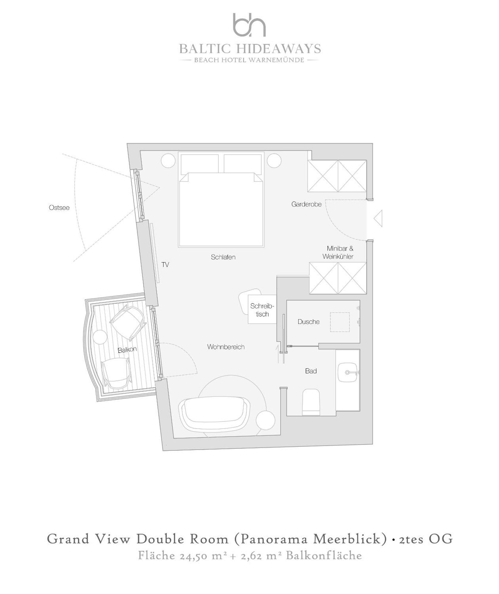 Baltic Hideaways Beach Hotel Warnemuende รอสต็อค ห้อง รูปภาพ