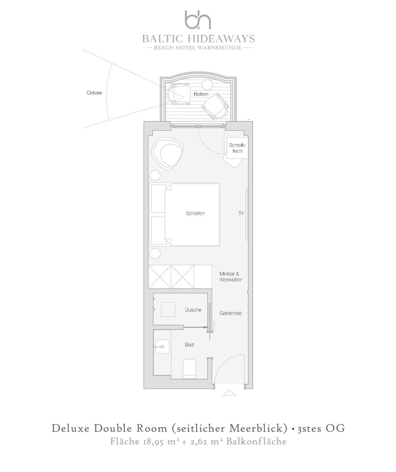 Baltic Hideaways Beach Hotel Warnemuende รอสต็อค ห้อง รูปภาพ